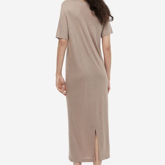 H&M T-shirt Dress in Beige Size S - Picture 3 of 10